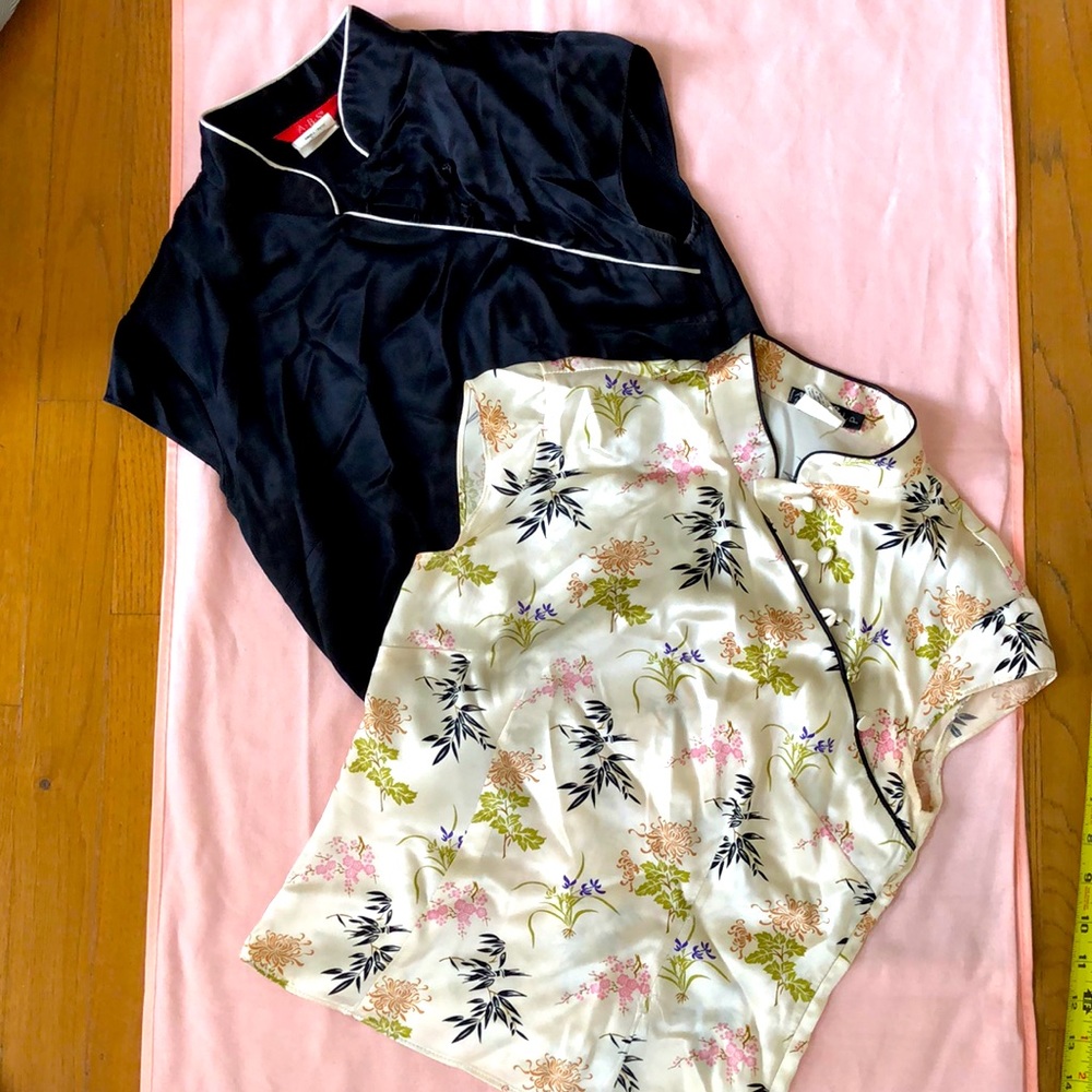 Mandarin Collar top bundle. Size P/S